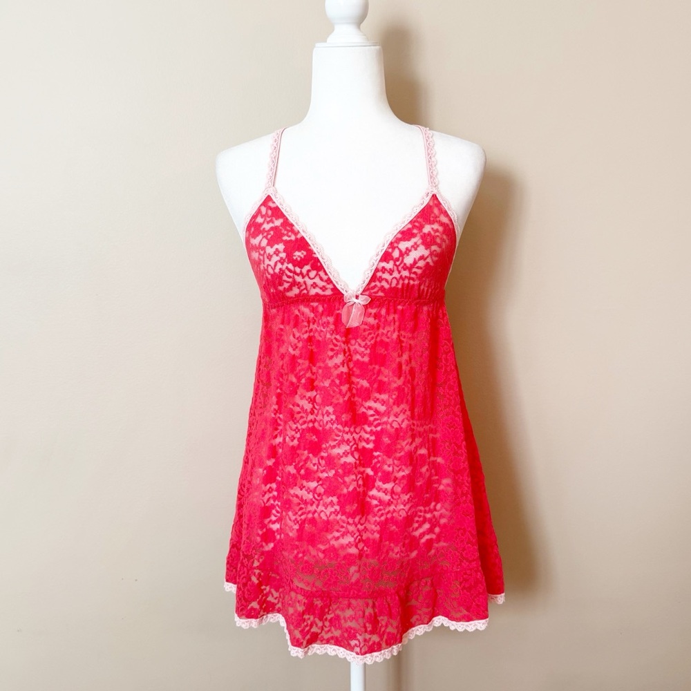 NEW Victoria’s Secret Lace Sheer Lingerie Top Sz S